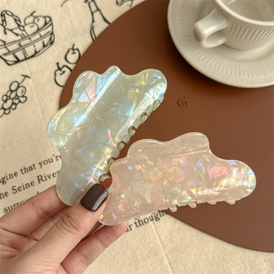 กิ๊บหนีบผมรูปเ<span class=keywords><strong>ม</strong></span>ฆ PVC ขนาดใหญ่ ประดับกลิตเตอร์ สำหรับรว<span class=keywords><strong>บ</strong></span>ผ<span class=keywords><strong>ม</strong></span>หางม้า ตกแต่งทรงผ<span class=keywords><strong>ม</strong></span> - Product Image 4