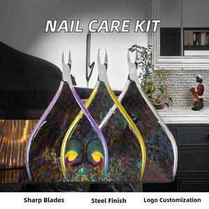 Cortaúñas de Acero Inoxidable para Manicura y Pedicura, Cortacutículas con Punta Afilada para Uñas Encarnadas, Podología y Dedos - Product Image 3