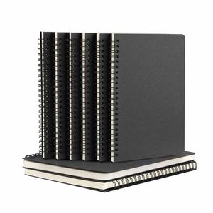 High Quality Hardcover A5 College Ruled Paper Business Spiral <b>Journal</b> Daily Notebook Gift Custom Logo 80 Sheets Digital Printing - Product Image 1