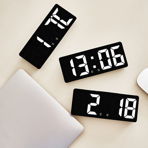 Voice Control Digital Alarm <strong>Clock</strong> Temperature Snooze Night Mode Desktop Table <strong>Clock</strong> 12/24H Anti-disturb Funtion LED <strong>Clocks</strong> Watch - Product Image 2