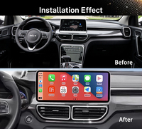 Autoradio Android 12,3 pouces 8 cœurs avec CarPlay, écran partagé, DSP, aide au recul, écran tactile pour Kia KX5 2019-2021 avec WiFi 4G BT RDS