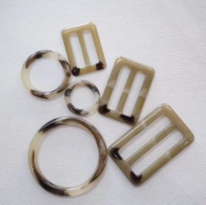 หัวเข็มขัดแฟชั่นสำหรับชุดว่ายน้ำกระเป๋าอุปกรณ์เสริมแหวนเรซินหัวเข็มขัดพลาสติก - Product Image 1