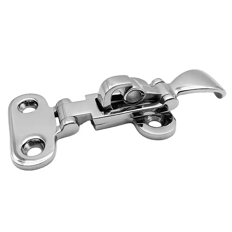 Little dolphin boat accessories Stainless Steel 316 Boat Deck Lock Buckle Lockable Lock Marine Door Latches Hatch