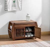 Porte-chaussures en bois de bambou, petite entrée, étagères à chaussures pour armoire à la maison