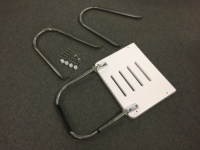 Approvisionnement direct usine : Échelle de bain télescopique sous pont en acier inoxydable 304 avec plateforme de bain 2 et 3 marches – Accessoires marins