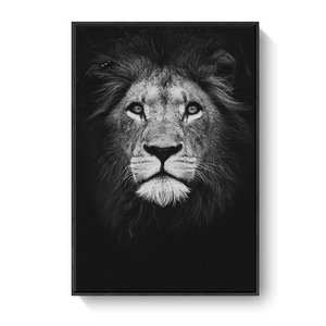 Personalizzato bianco nero moderno dipinto di arte della parete Poster di arte del paesaggio digitale per la casa soggiorno decorazione disegno include cornice - Product Image 2