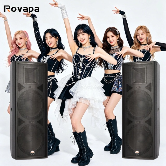 Multi Purpose Hall Event Center Professional PA Speaker System 15 Inch 600W Passive 2 Way Speaker 4 Ohm 98dB 127dB SPL 80x50