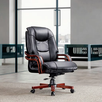 Bureau PDG Boss Table De Massage Siège Bureaux Chaise De Bureau De Luxe En Cuir Ergonomique Officiers Chaises Bureelstoel Sillas De Oficina
