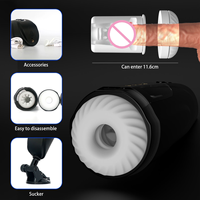 Godet Masturbateur Interactif Bluetooth pour Homme, à Poussée Automatique, Chauffant, Silencieux, Mains Libres, pour Étirements, Massage et Entraînement