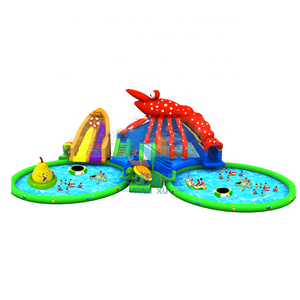 Toboggan gonflable en PVC à thème de <span class=keywords><strong>homard</strong></span> coloré géant personnalisé à <span class=keywords><strong>prix</strong></span> compétitif pour le jeu intérieur extérieur des enfants - Product Image 6