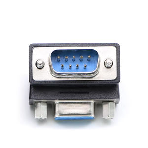 Adaptador de Puerto Serie RS232, Ángulo Recto de 90 Grados, Codo de 270 Grados, Cabezal de Conversión Macho-Hembra de 9 Pines DB9, Salida CC, Protección OTP - Product Image 2