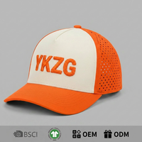 Gorra de Béisbol de Diseño Moderno con Corte Láser y Perforaciones, Bordado 3D de Lujo, Estilo Deportivo y a la Moda