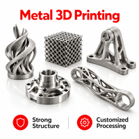 Services d'impression 3D en métal, prototypes personnalisés en alliage d'aluminium SLM, acier inoxydable, fraisage CNC, prototypage rapide, industriel