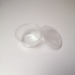 5oz Microwave Food Grade Leak Proof Stackable Plastic PP Hot Small Disposable Sauce Containers Bowls Cups With Lids