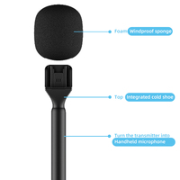 Microphone sans fil portable YALIMIC YL-05 en plastique pour la photographie de rue et l'enregistrement d'interviews