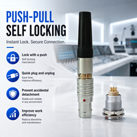 Connecteurs aviation UHUB 1B mâle/femelle, prise auto-bloquante Push-Pull (FGG) et fiche (EGG)