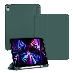 Tre volte custodia in pelle con Slot penna per Samsung per <span class=keywords><strong>Galaxy</strong></span> Tab <span class=keywords><strong>S6</strong></span> <span class=keywords><strong>Lite</strong></span> 10.4 SM-P610 SM-P615 Cover di plastica per <span class=keywords><strong>Tablet</strong></span> - Product Image 2