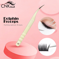 Pince à cils professionnelle en acier inoxydable de haute précision Clips floraux Style chinois pour l'application permanente des cils