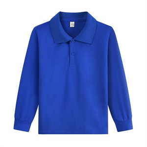 Polo à manches longues pour garçons, couleur unie, tricoté, uniforme scolaire pour enfants - Product Image 6