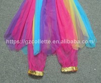Costumes de danse indienne pour filles enfants adultes Lyciral Stage Jazz Arab Dance Wear avec paillettes Performance Wear