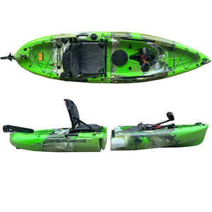 13.8ft trois sections double <span class=keywords><strong>2</strong></span> personnes détachable facile à épisser, transport pratique pêche hélice pédale <span class=keywords><strong>Kayak</strong></span> - Product Image 2