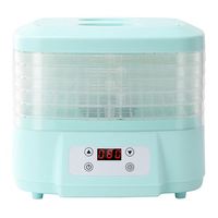 DAWNTECH Huishoudelijke Kleine 6-Lades 304 RVS Gemotoriseerde Temperatuurregeling 200W Fruit- en Groente Droogmachine