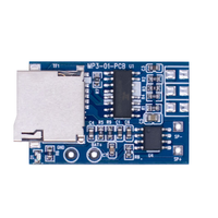 Module décodeur MP3 GPD2846A avec carte TF, amplificateur audio 2W, lecteur de musique pour projets électroniques d'alimentation GM