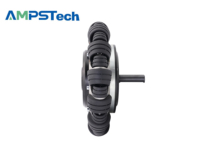 Moteur de moyeu servo omnidirectionnel AMPSTech 8 pouces 48VDC 7Nm IP67 avec encodeur pour AGV AMR Robot humanoïde