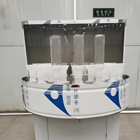 Machine à laver les bouteilles entièrement automatique pour l'huile d'olive, le vin de fruits et la mayonnaise