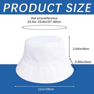 Chapeau Bob Réversible en Coton Tie-Dye Brodé avec Logo Personnalisé pour Femme et Homme, Double Face Blanc - Product Image 4