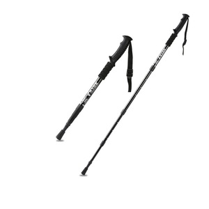 Bastón de trekking XINMEITE plegable de fibra de carbono ultraligero de aleación de aluminio con amortiguación de resorte para senderismo y escalada - Product Image 2