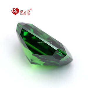 Đá zircon cubic cắt bát giác, chất lượng 5A+ xuất sắc, kích thước 3*5mm-13*18mm, đủ kích cỡ, màu xanh lá/cỏ, đá tổng hợp rời - Product Image 6