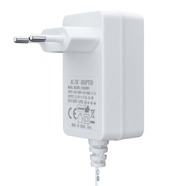 1310 CE Class II Standard AC/DC Adapter US EU Pin White 12V 3A 24V 1.5A Switching Power Supply Charger with OTP Protection