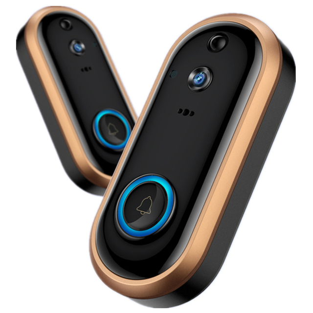 Home Security M6 Ring Video Doorbell 720P 1080P HD Low Power Remote Intercom Two Way Communication Wifi Wireless Video Doorbell