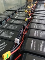 Baterai Li-ion Drone Custom 7.4V 11.1V 14.8V 18.5V 22.2V 44.4V 2S 3S 4S 6S 7S NMC Pouch Lithion Ion untuk Drone UAV FPV