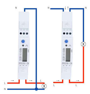 Compteur d'énergie intelligent bidirectionnel à montage sur rail DIN, compteur de puissance CC, énergie solaire, RS485 Modbus, contrôle informatique, prix - Product Image 6