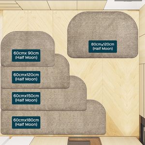 <span class=keywords><strong>Tapis</strong></span> de cuisine demi-cercle antidérapant et lavable en machine, idéal pour les portes, la salle de bain ou le sol <span class=keywords><strong>Tapis</strong></span> de <span class=keywords><strong>porte</strong></span> <span class=keywords><strong>d</strong></span>'<span class=keywords><strong>entrée</strong></span> intérieur 60x90 cm - Product Image 4
