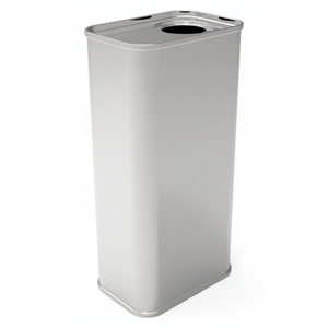 Kontensan L811 Rectangular Metal Tin Container for Olive Oil 500ml Food Grade 49x75x160mm 0.5 Lt - Product Image 2