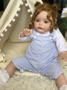Tay Ngủ Con Hươu Cao Cổ Lớn Bán Buôn Với Afro Nhà Vải Cao Su Mới Dành Cho Người Lớn Nenuco 1/6 Poupee Búp Bê tái Sinh - Product Image 3