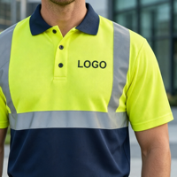 Chemises polo à manches courtes à séchage rapide pour l'été, bandes réfléchissantes, vêtements de travail de sécurité, pantalons de travail de construction, vêtements de travail personnalisés