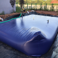 Réservoir d'eau pliable portable en PVC souple pour eau de pluie, capacité 4500 litres