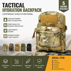 <b>30L</b> Tactical Backpack Outdoor Travel <b>Bag</b> with MOLLE Webbing Waterproof Multi Pocket Utility Backpack for Hiking Work Custom Logo - Product Image 1