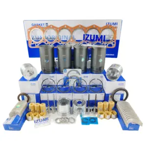 IZUMI Original Quality engine spare parts cylinder head 6D105 gasket kit liner square shaped piston for KOMATSU