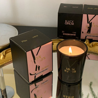 Bougie parfumée de marque, bougie parfumée, parfum d'intérieur, bougie parfumée, coffret cadeau, décoration de la maison, décorations