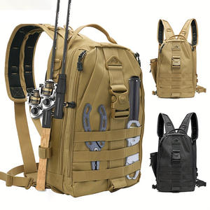 Lightweight PVC Fishing Rod <b>Storage</b> Shoulder Bag <b>Waterproof</b> <b>Outdoor</b> Fishing Equipment Backpack - Product Image 1