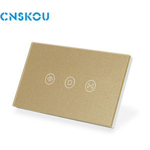 CNSKOU <b>Smart</b> Curtain Switch 2.4Ghz WiFi Touch <b>Control</b> Tuya App <b>Remote</b> Scene Timer Built-in Battery Overload Protection - Product Image 2