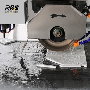 HQ-3220BM Macchina da Taglio a 4 Assi per Lastre di Pietra, Famosa per Taglio di Elementi, Alta Qualità, Taglio Rettilineo, Smussi a 45 Gradi - Product Image 2