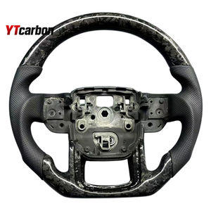 Volante de Fibra de Carbono Real Personalizado Estilo Racing YTcarbon para Range Rover <span class=keywords><strong>Velar</strong></span> L560 <span class=keywords><strong>SV</strong></span>, Accesorios Interiores para Auto - Product Image 4