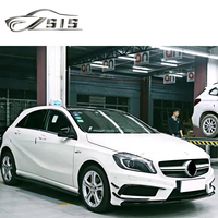 A-class W176 A45 Kit bodi bahan plastik 2014-2017 tahun W176 A180 A200 A260 Bumper depan belakang kisi suku cadang mobil
