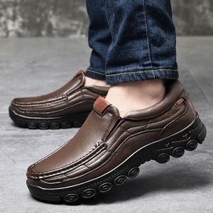 Zapatos de Cuero de Moda para Hombre, Ligeros, Transpirables y Duraderos, con Tallas Grandes - Product Image 2